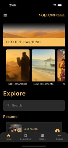ORI app — Genesis chapters