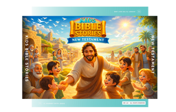 Bible story set designed for children education
